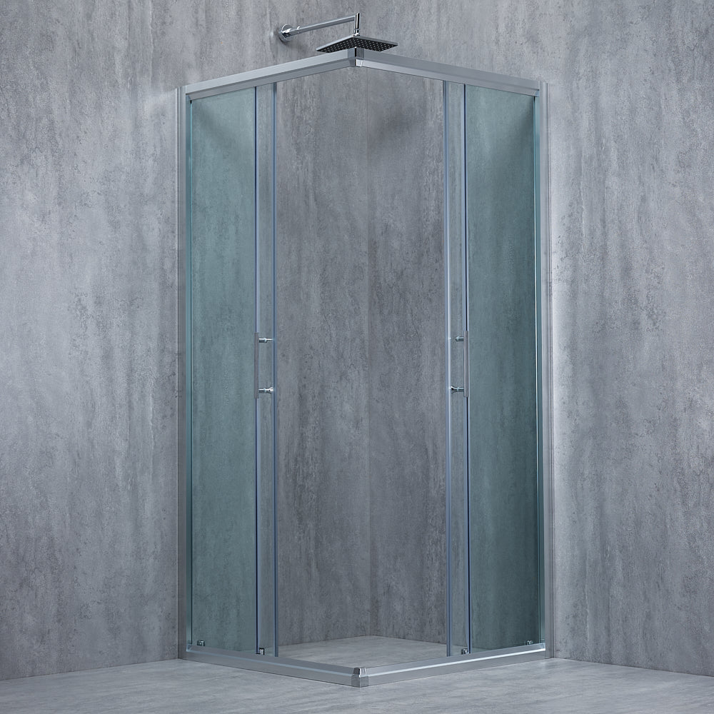 Cabina de dus patrata ELEGANT sticla 6 mm Transparent