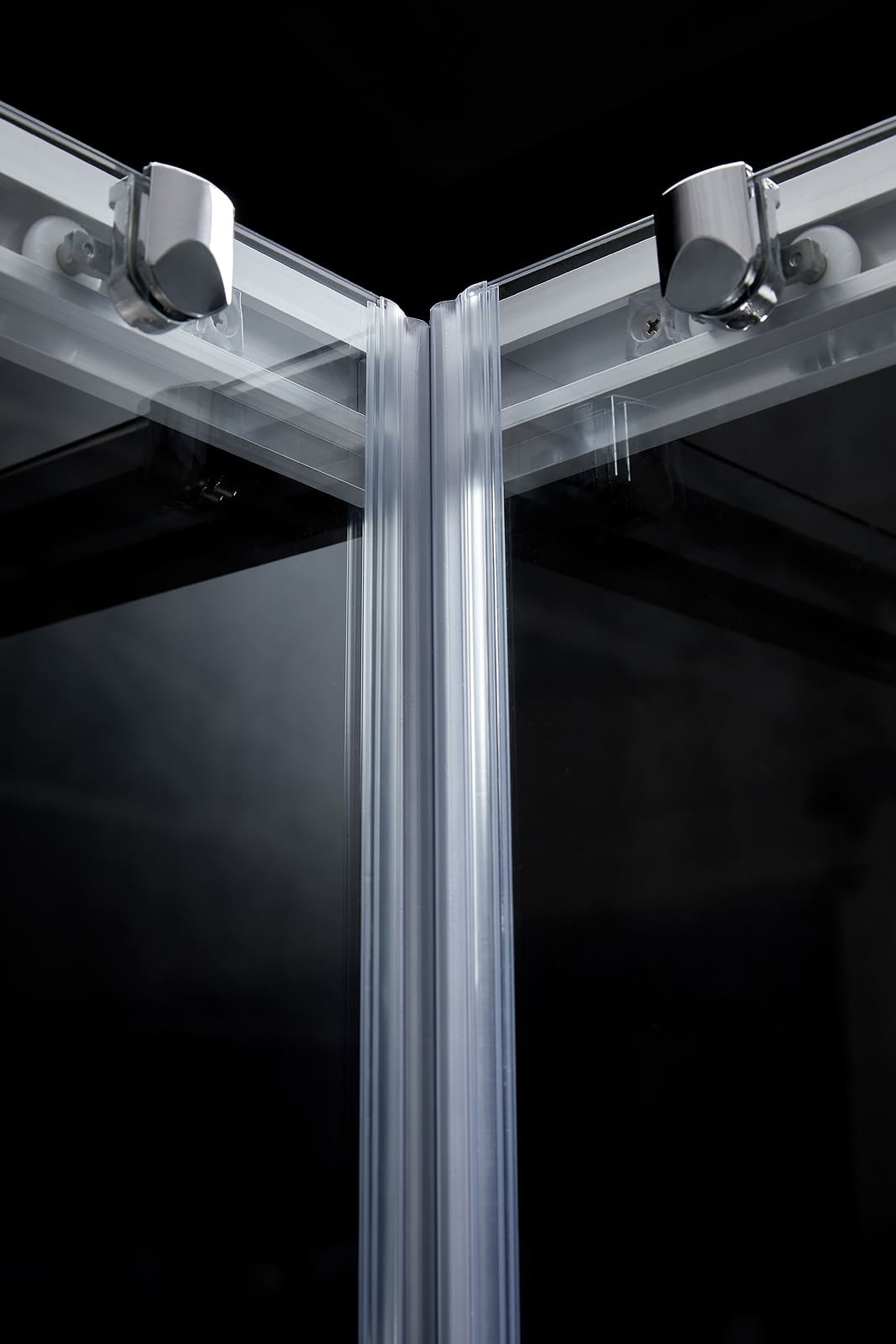 Cabina de dus patrata ELEGANT sticla 6 mm Fumurie