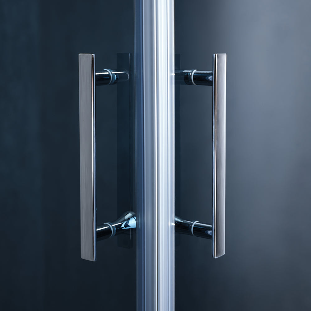 Cabina de dus dreptunghiulara ELEGANT sticla 6 mm Fumuriu