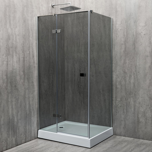 Cabină de duș dreptunghiulară Vigo sticlă fumurie 6MM