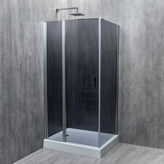 Cabină de duș dreptunghiulară Relax sticlă fumurie 6MM