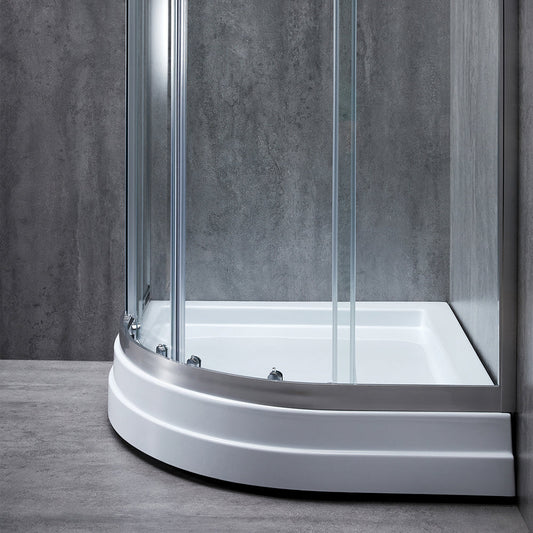 Cabină de duș semirotundă Europe sticlă transparentă 6MM