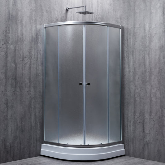 Cabină de duș semirotundă Europe sticlă mata 6MM