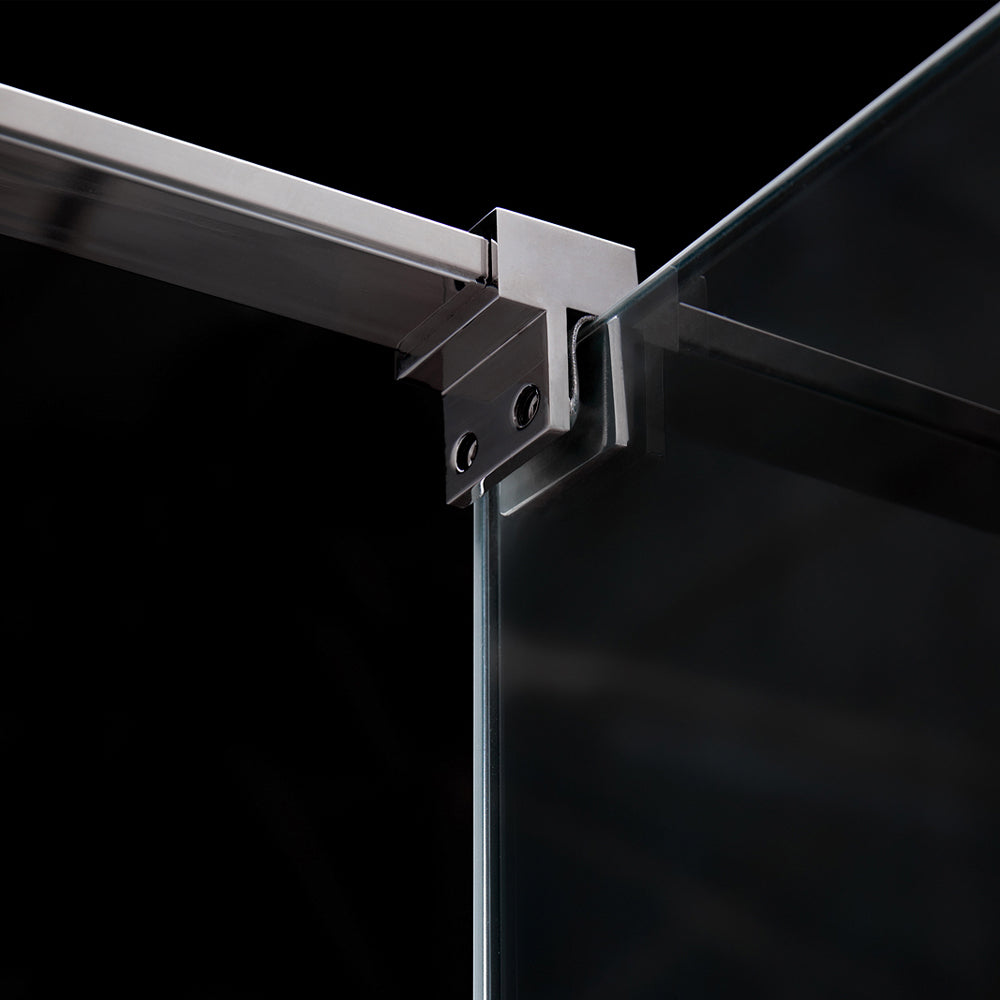 Perete de duș fix Europa, tip walk-in, sticlă transparentă, 6MM - 8MM