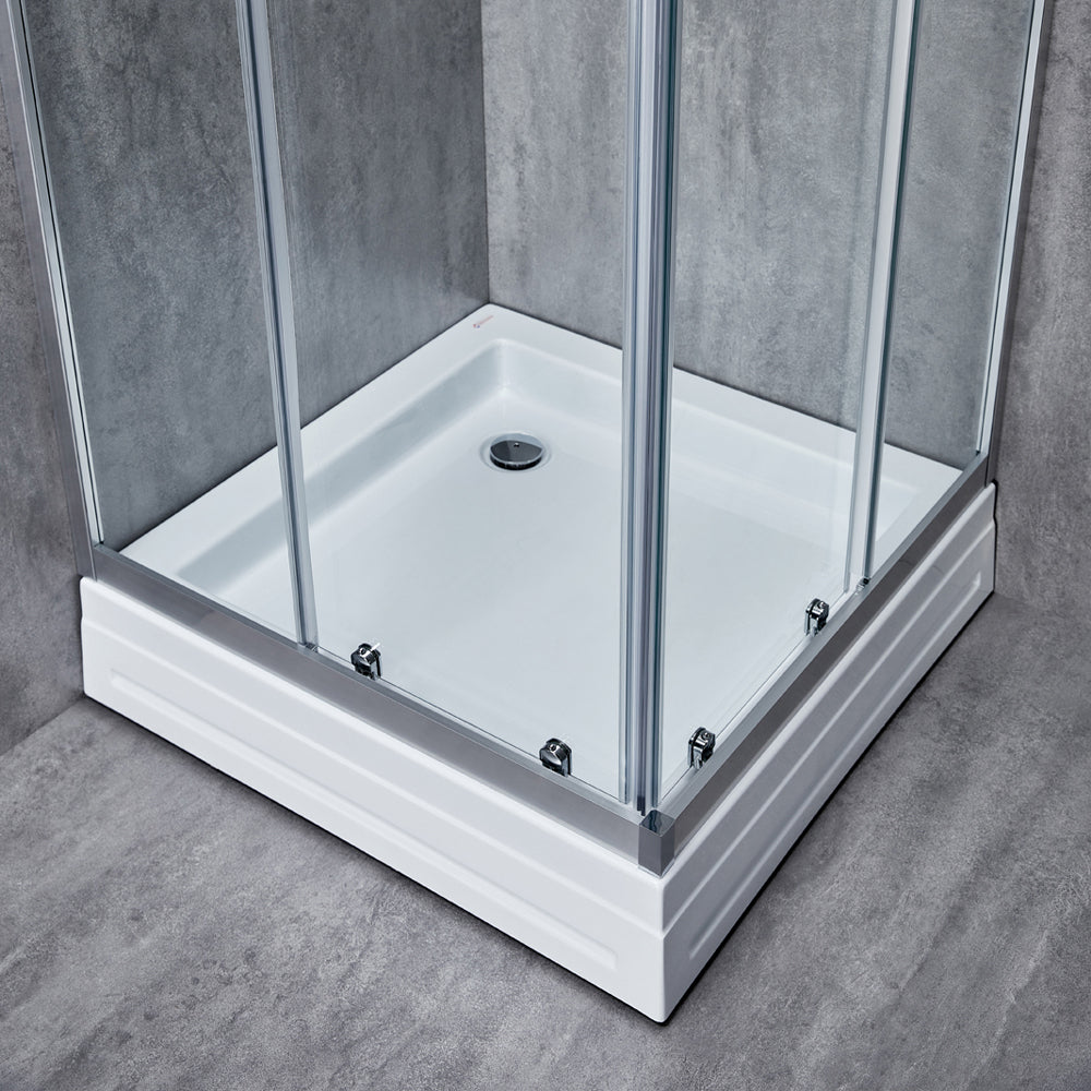 Cabina de dus patrata EUROPE sticla 6 mm Transparent