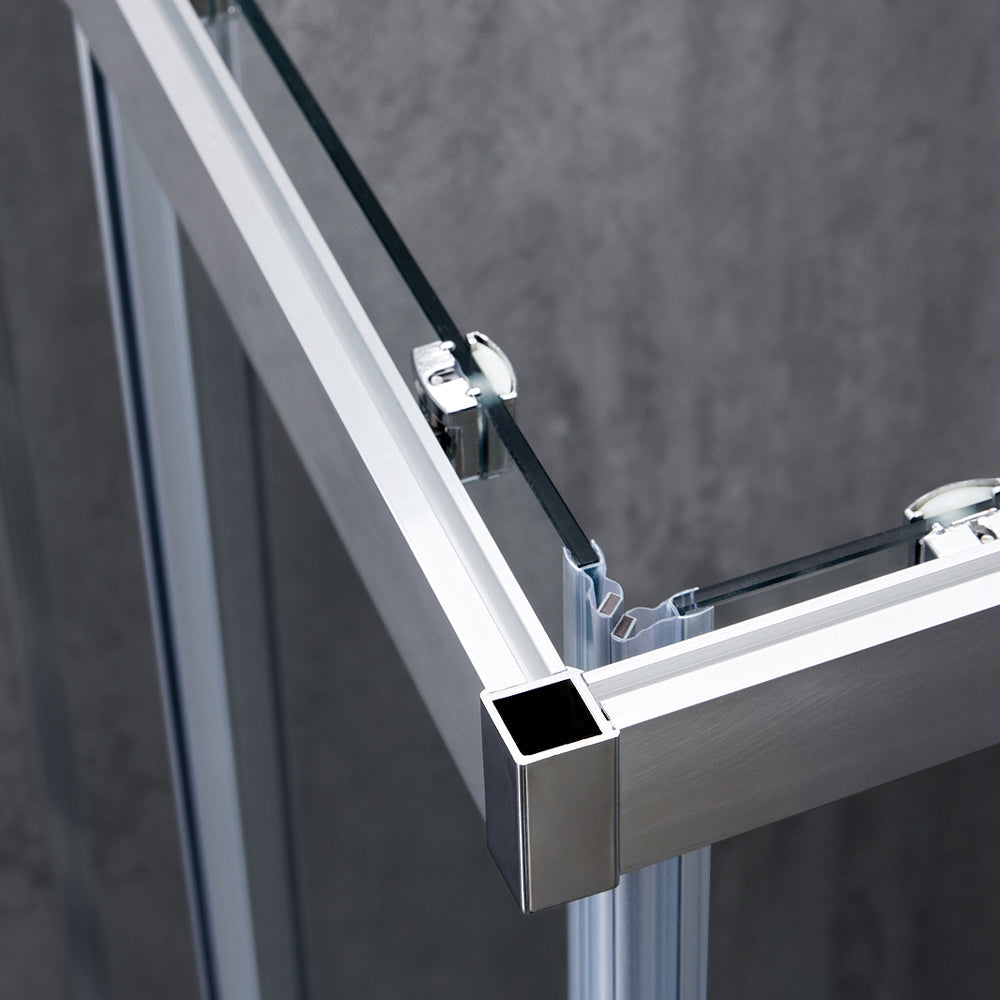 Cabina de dus dreptunghiulara ELEGANT sticla 6 mm Fumuriu