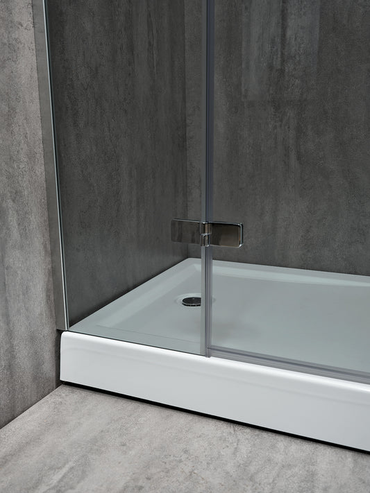 Cabină de duș dreptunghiulară Vigo sticlă fumurie 6MM