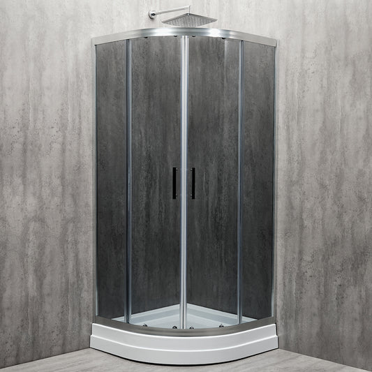 Cabină de duș semirotundă Europe sticlă fumurie 6MM