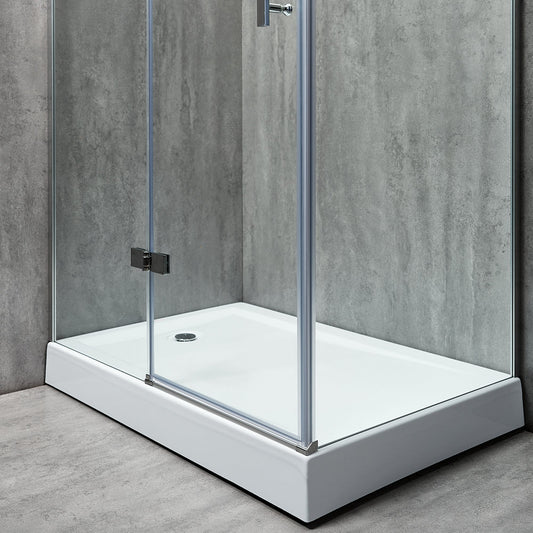 Cabină de duș dreptunghiulară Premio sticlă transparentă 8MM