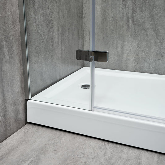 Cabină de duș dreptunghiulară Vigo sticlă transparentă 6MM