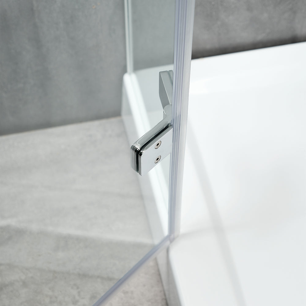 Cabină de duș dreptunghiulară Vigo sticlă transparentă 6MM
