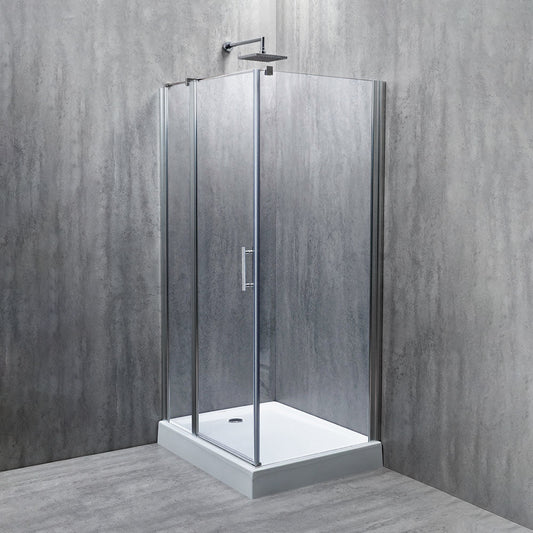 Cabină de duș dreptunghiulară Relax sticlă transparentă 6MM