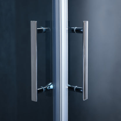 Cabina de dus patrata ELEGANT sticla 6 mm Fumurie