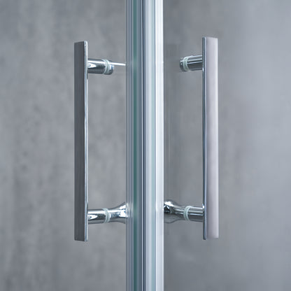 Cabina de dus patrata ELEGANT sticla 6 mm Transparent