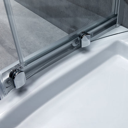 Cabină de duș semirotundă Europe sticlă transparentă 6MM