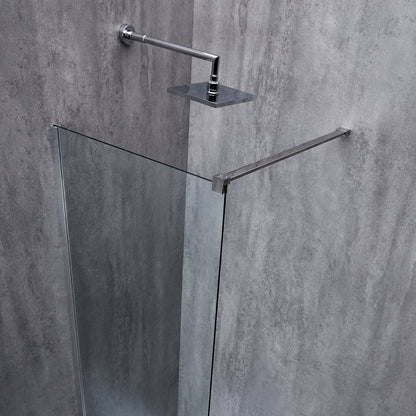 Perete de duș fix Europa, tip walk-in, sticlă transparentă, 6MM - 8MM