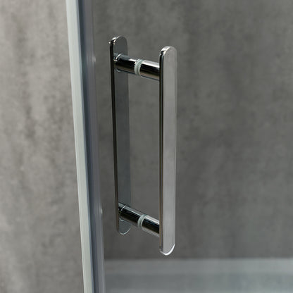 Cabină de duș pătrată Kubo sticlă fumuriu 6MM