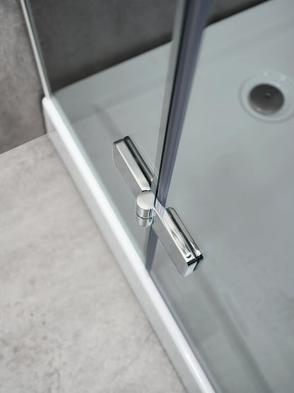 Cabină de duș dreptunghiulară Vigo sticlă fumurie 6MM