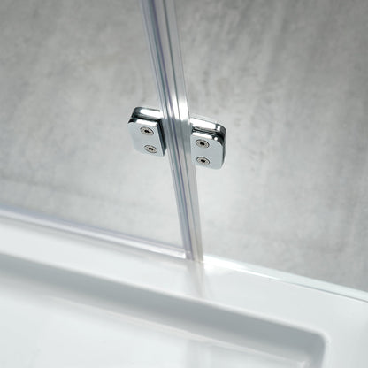 Cabină de duș pătrată Kubo sticlă transparentă 6MM