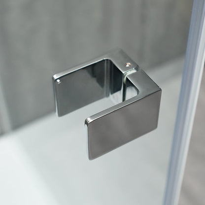 Cabină de duș dreptunghiulară Vigo sticlă transparentă 6MM